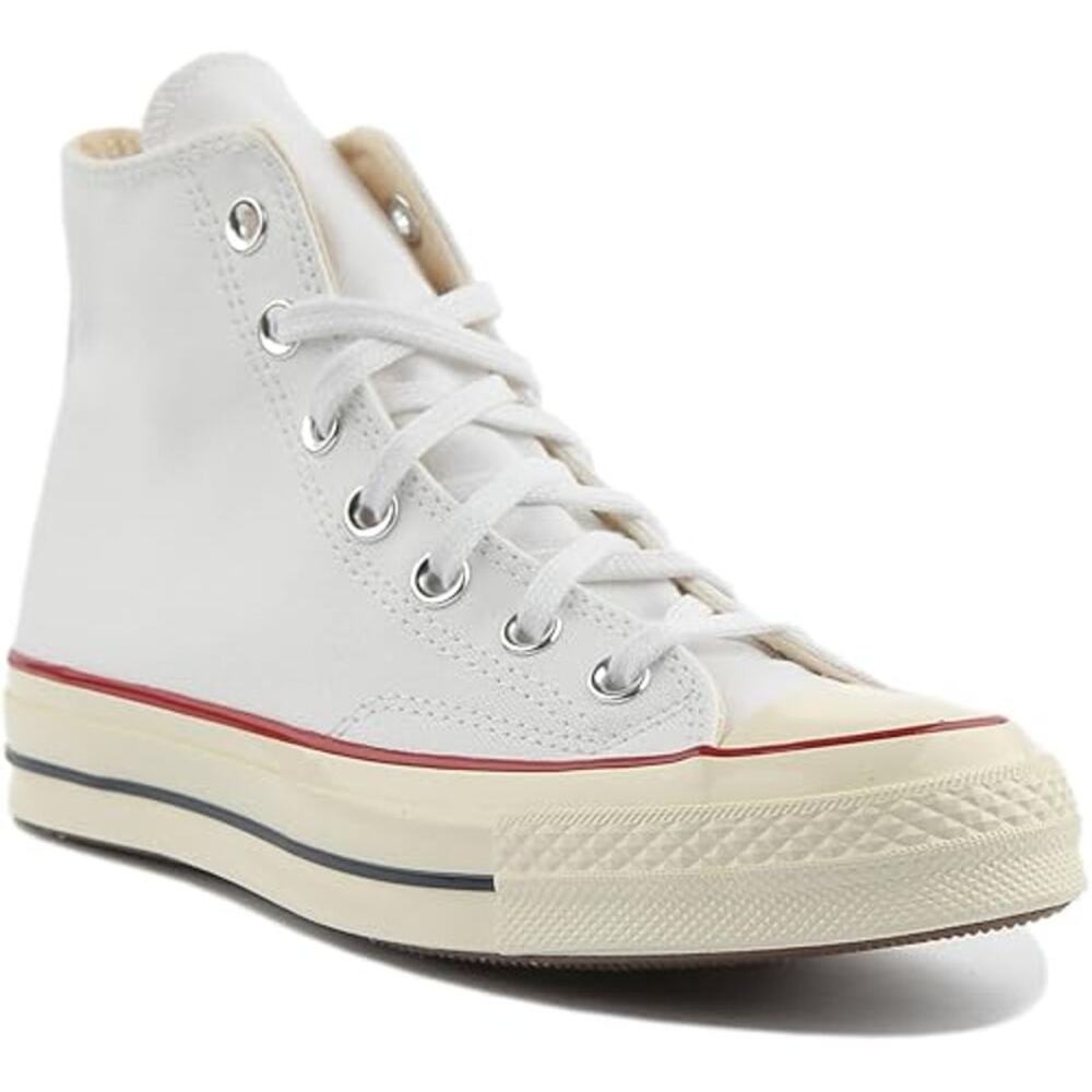 NWT Converse Unisex high top Sneaker, White Garnet Egret-Size 6 US Men